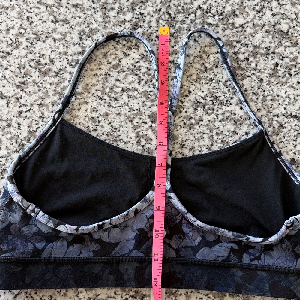 Lululemon Flow Y Floral Print Sports Bra Size 10 - Picture 10 of 10